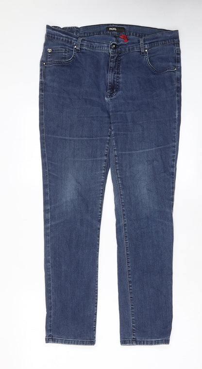 Womens UK Size 34 in Angels Regular Fit Straight Blue Jeans