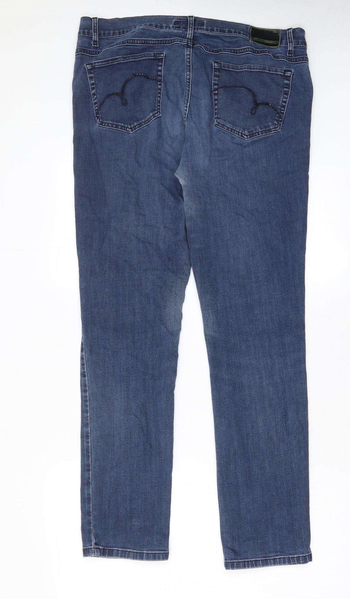 Womens UK Size 34 in Angels Regular Fit Straight Blue Jeans