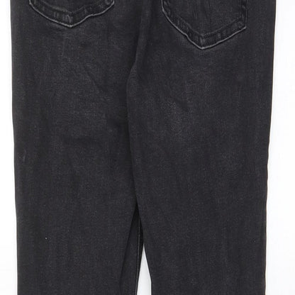 Denim & Co. Womens Grey Cotton Skinny Jeans Size 14 L25 in Regular Zip - Pockets