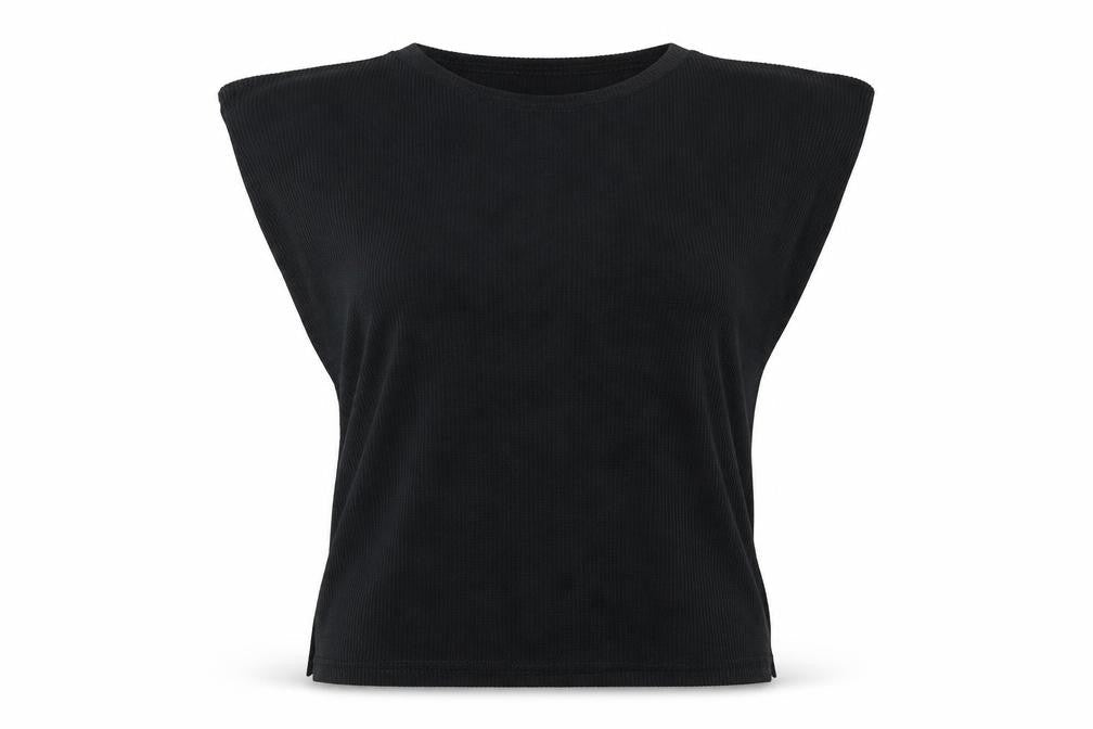 Womens UK Size M Misspap Black Basic Tank