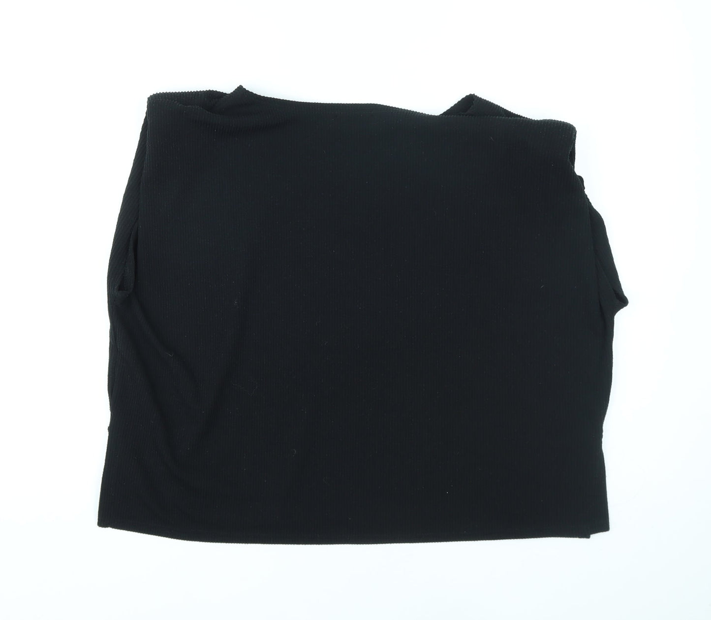 Womens UK Size M Misspap Black Basic Tank