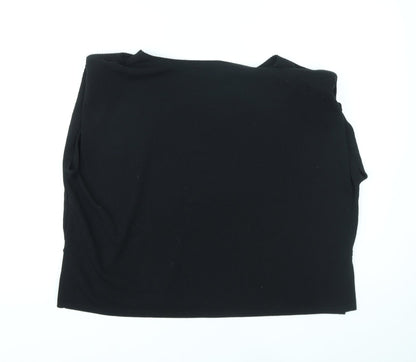 Womens UK Size M Misspap Black Basic Tank