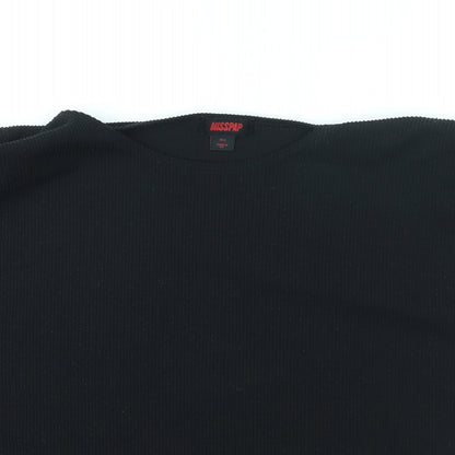 Womens UK Size M Misspap Black Basic Tank