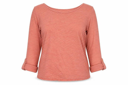 Womens UK Size 14 Marks and Spencer Orange Basic Blouse