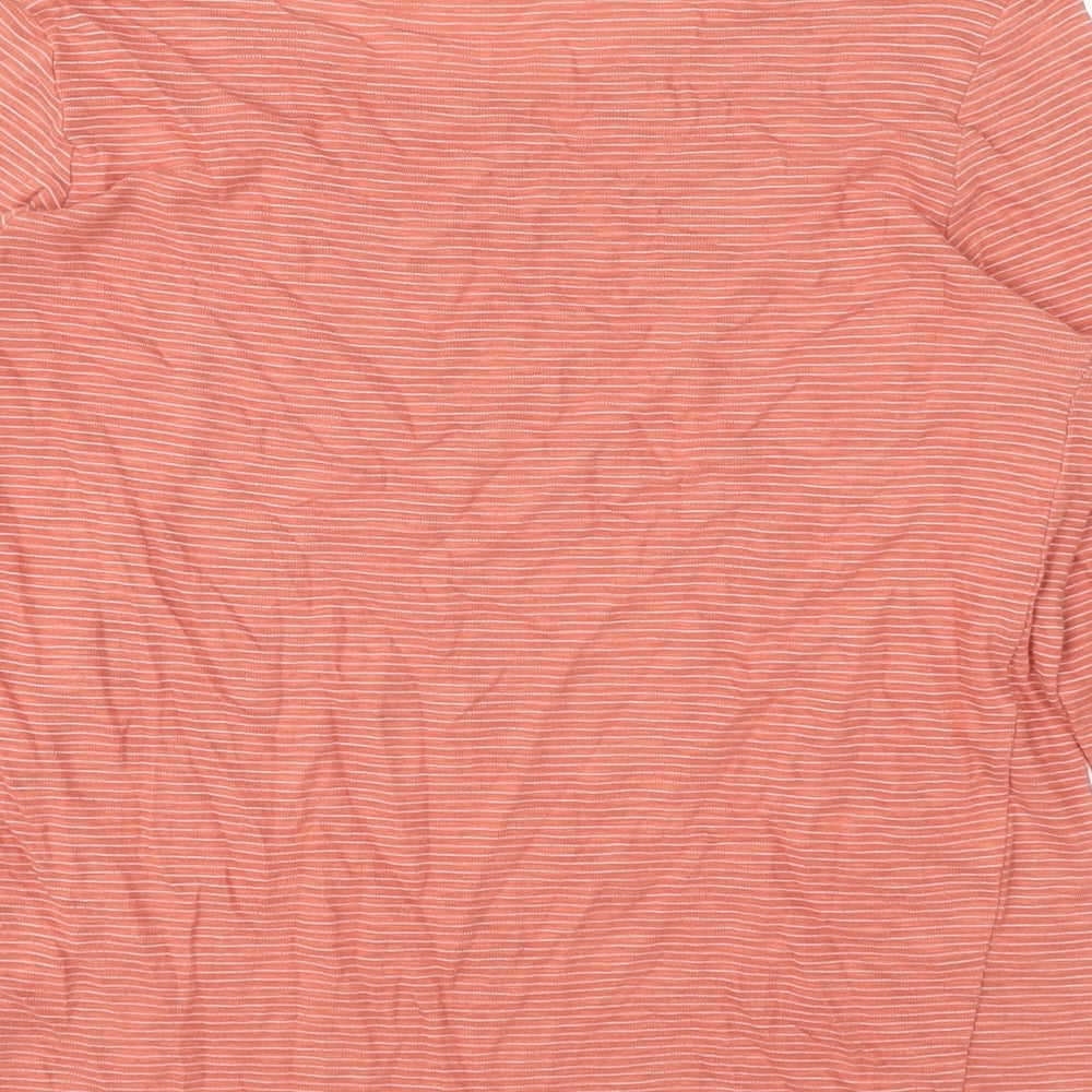 Womens UK Size 14 Marks and Spencer Orange Basic Blouse