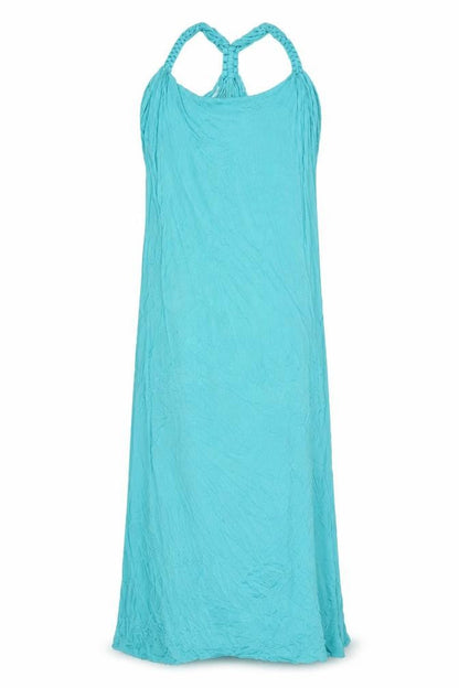 French Connection Womens Blue Viscose Maxi Size 10 Round Neck Pullover