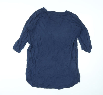 Womens UK Size XL VERO MODA Black Basic Blouse