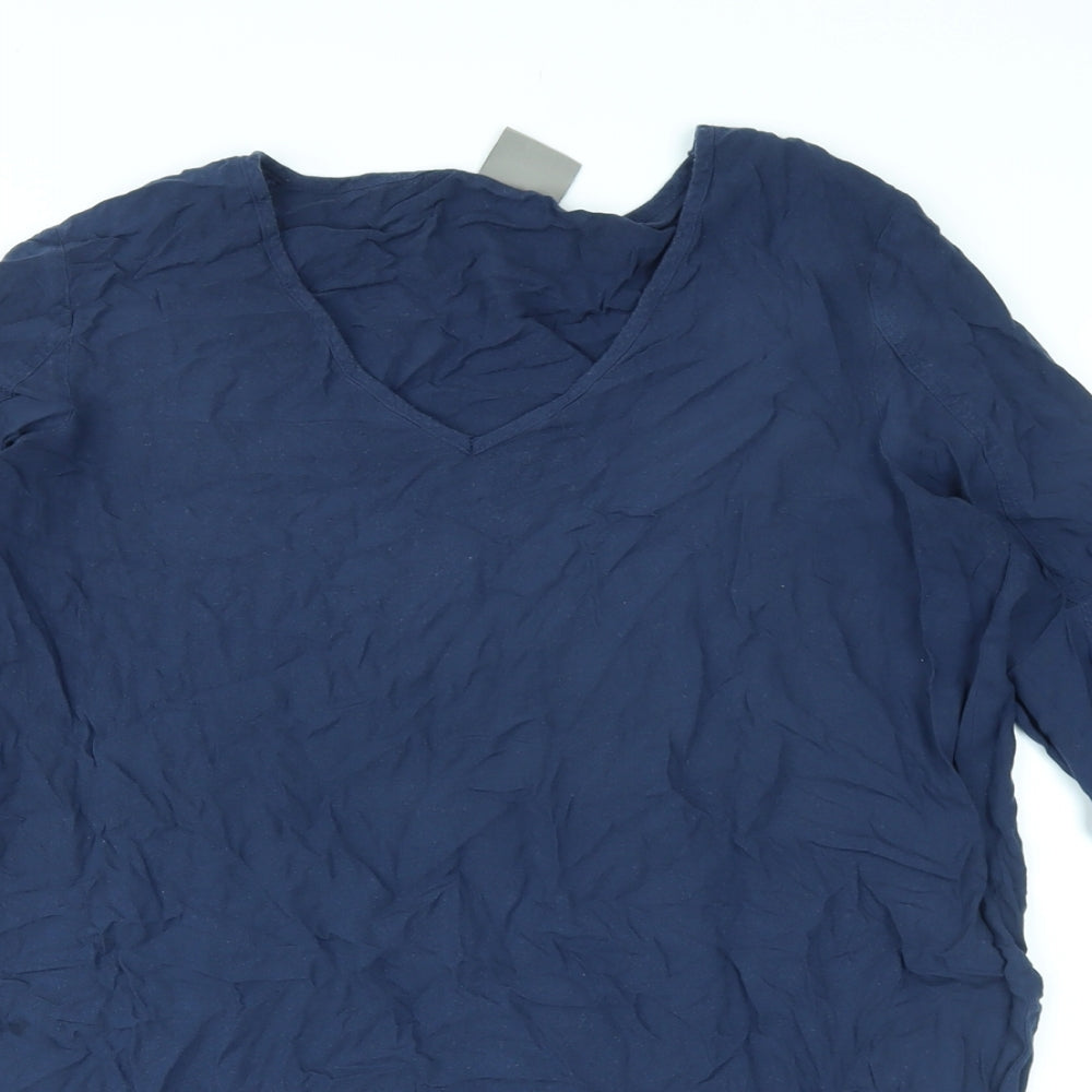 Womens UK Size XL VERO MODA Black Basic Blouse