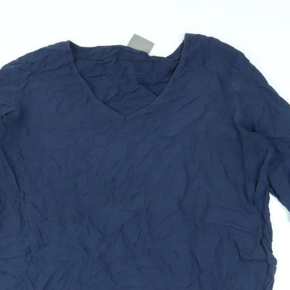 Womens UK Size XL VERO MODA Black Basic Blouse