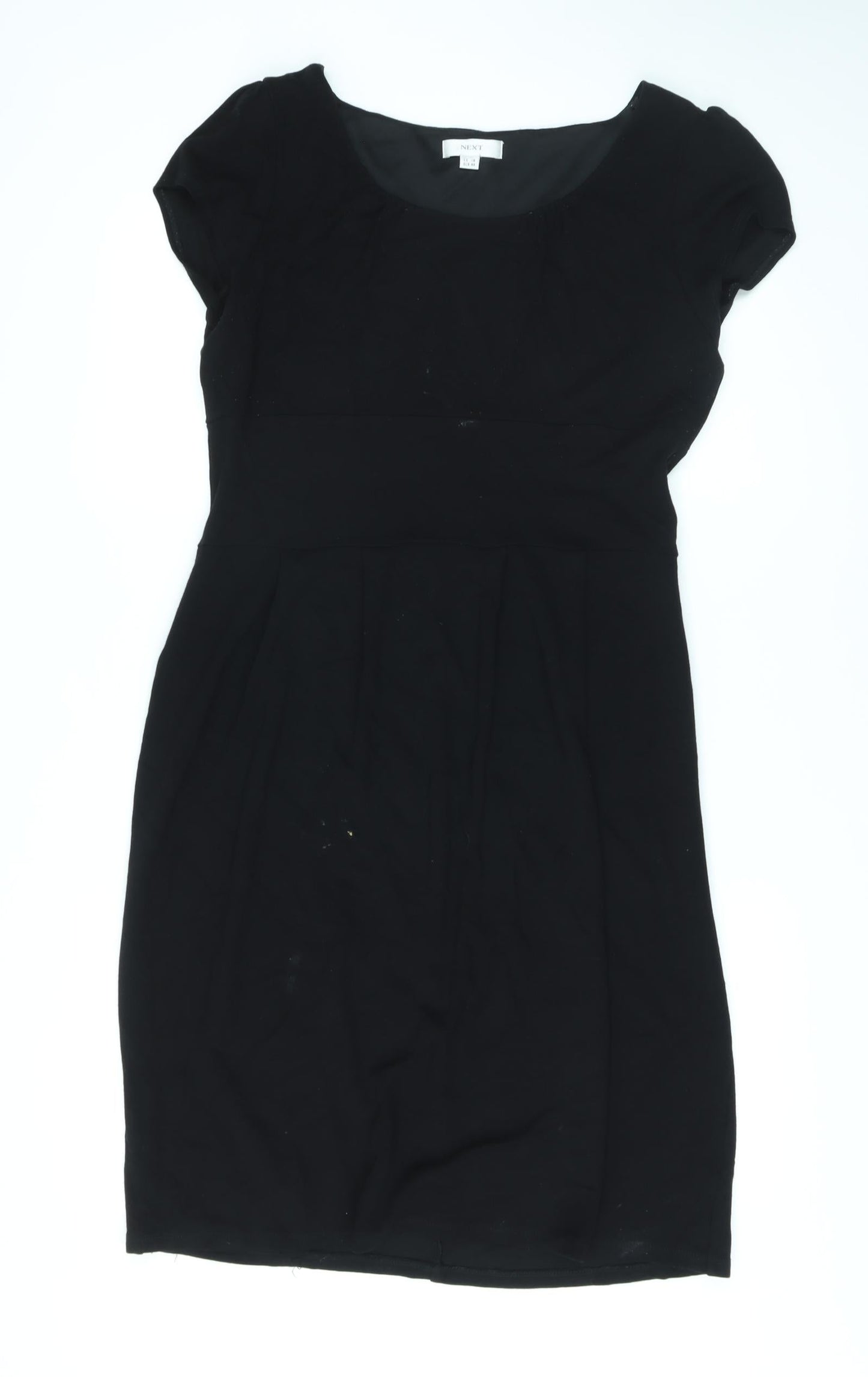 NEXT Womens Beige Viscose A-Line Size 16 Scoop Neck Pullover