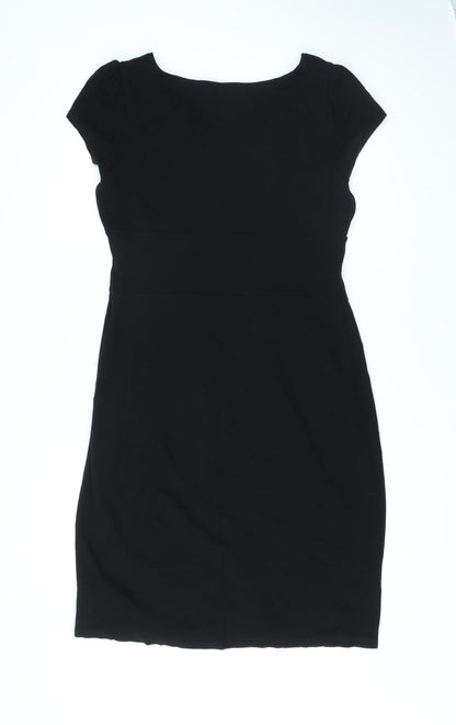 NEXT Womens Beige Viscose A-Line Size 16 Scoop Neck Pullover