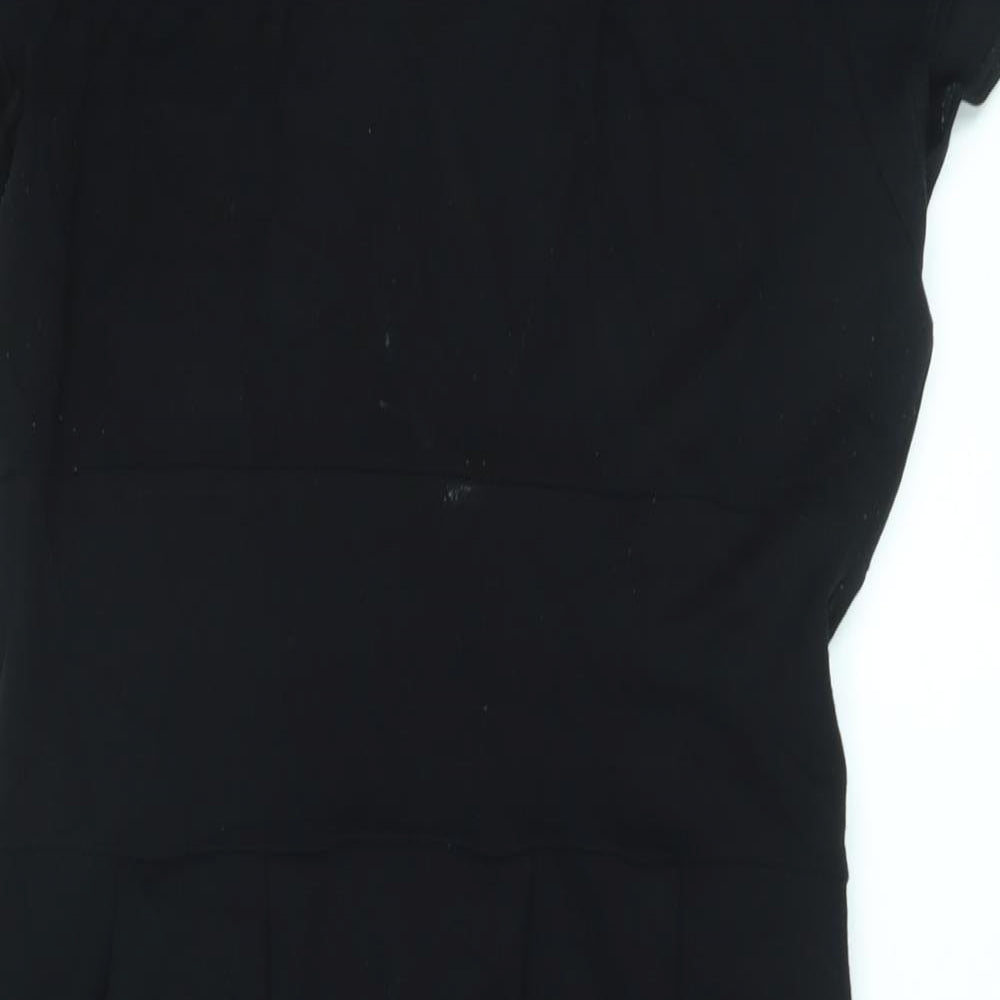 NEXT Womens Beige Viscose A-Line Size 16 Scoop Neck Pullover