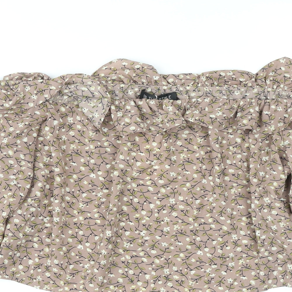 Womens UK Size 16 In the Style Pink Basic Blouse