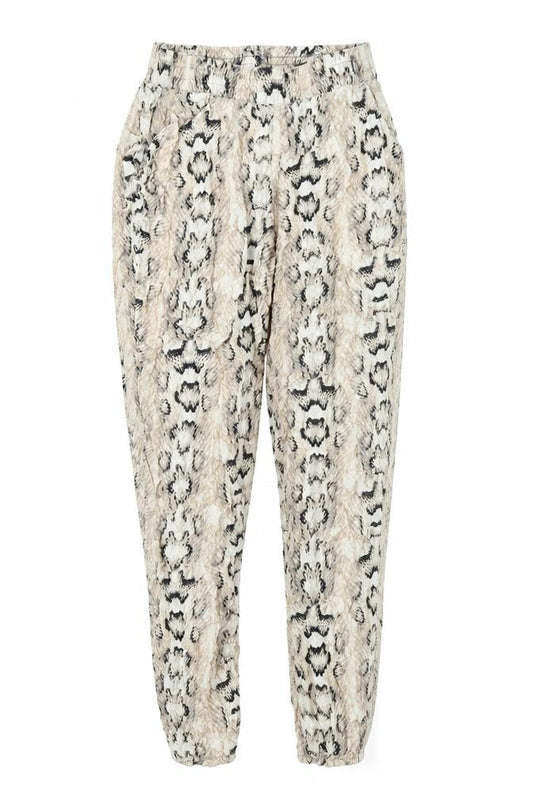 Womens UK Size 10 Divided by H&M Regular Fit  Beige Trousers