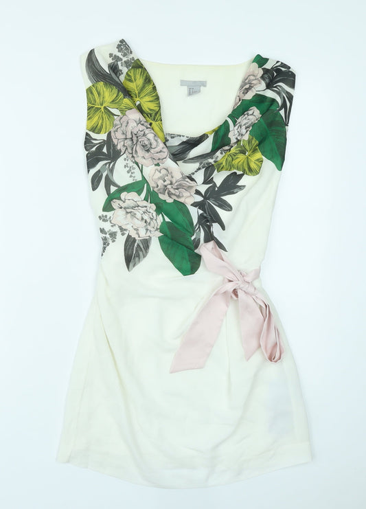 Womens UK Size 4 H&M Multicoloured Basic Tank