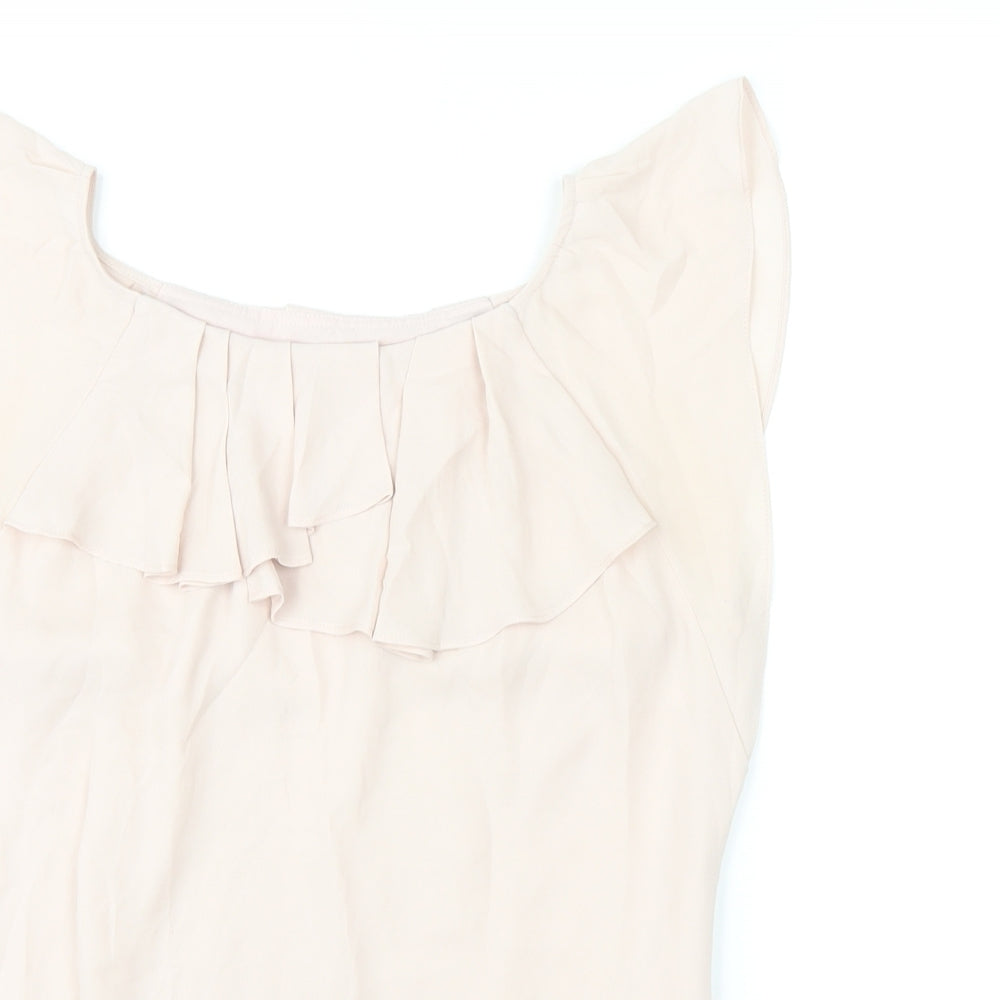 Womens UK Size 10 Monsoon Pink Basic Tank