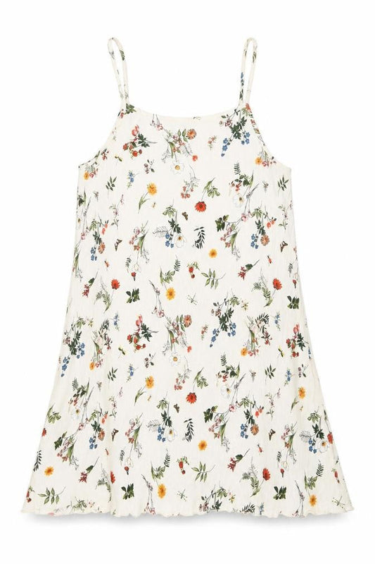 Suite Benedict Womens Ivory Floral Viscose Basic Tank Size M Scoop Neck
