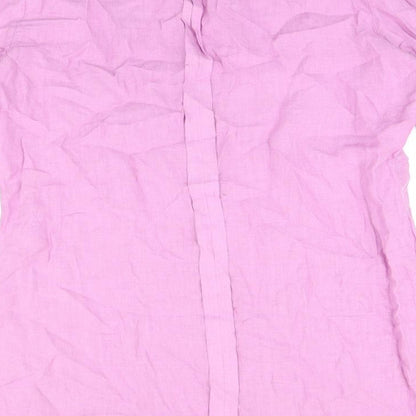 Womens UK Size M United Colors of Benetton Purple Tunic T-Shirt