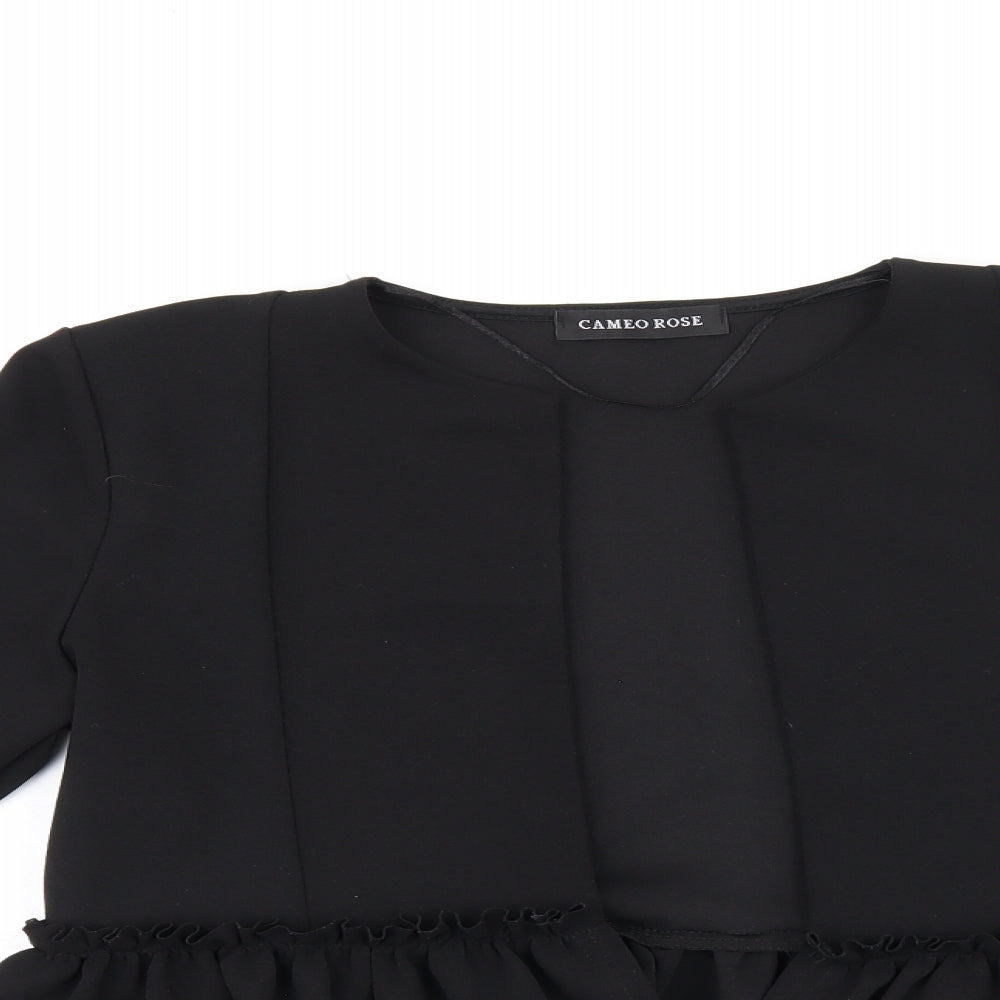Cameo Rose Womens Black Jacket Size 10