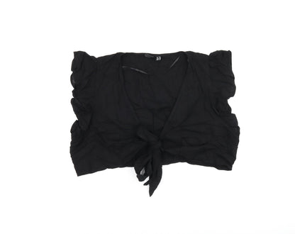 Womens UK Size 24 Vera Moda Black Cropped Tank
