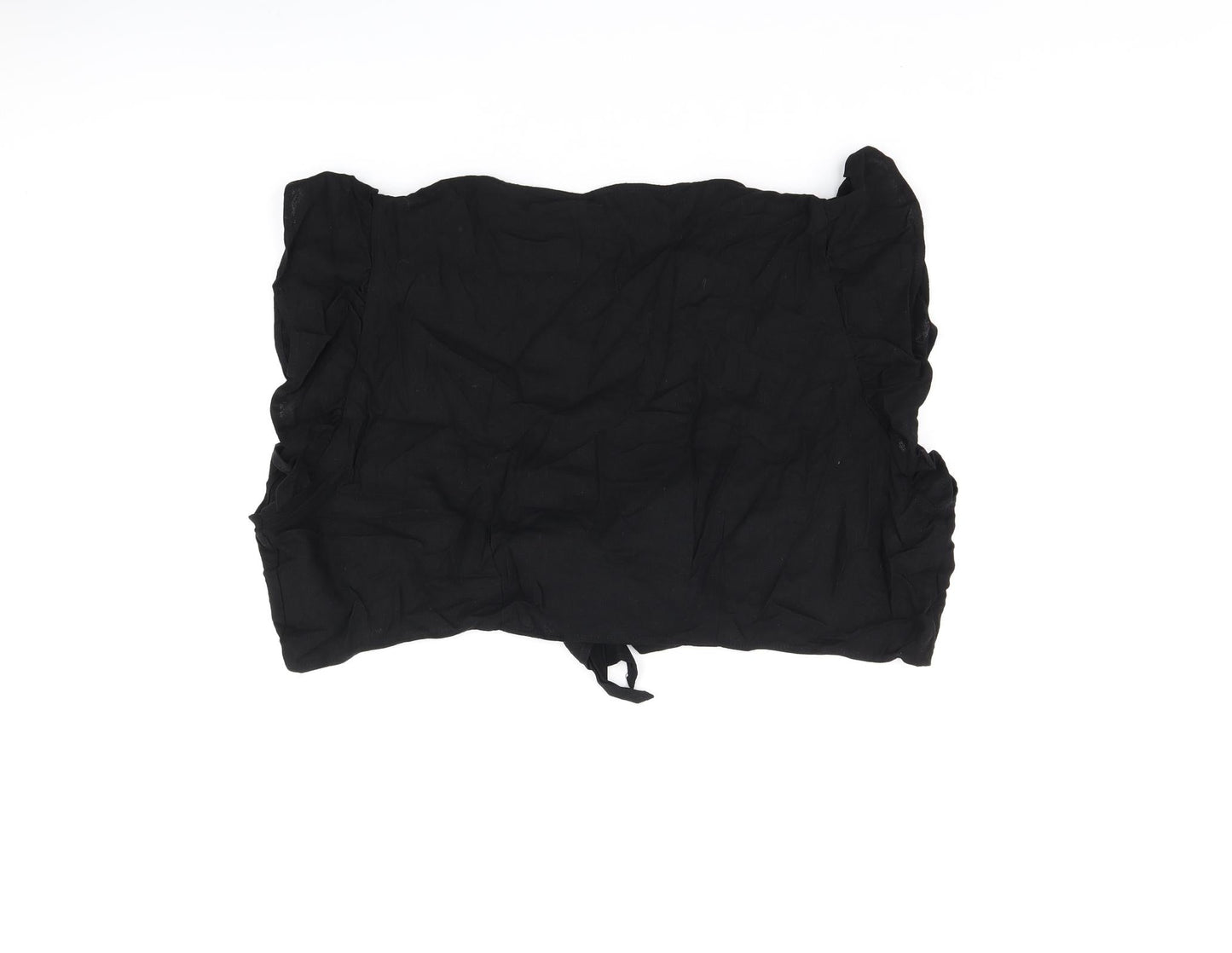 Womens UK Size 24 Vera Moda Black Cropped Tank
