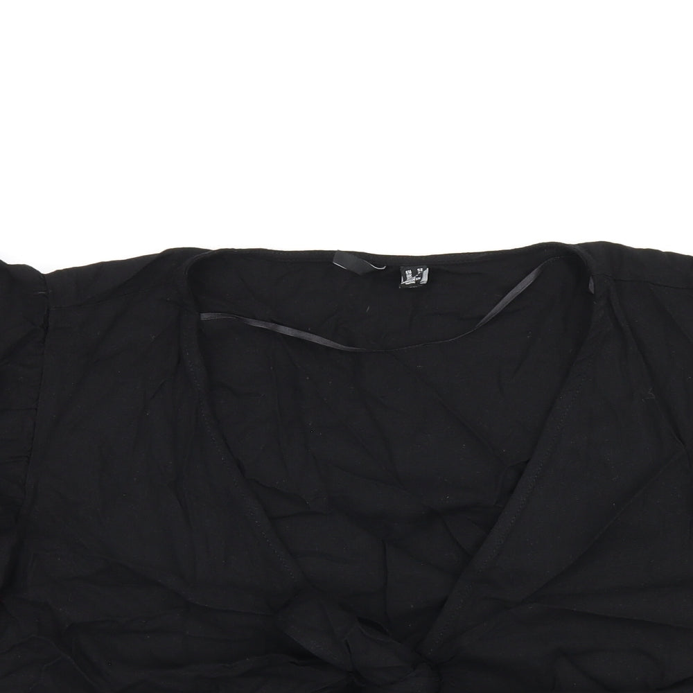 Womens UK Size 24 Vera Moda Black Cropped Tank