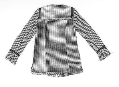 Womens UK Size S Zara Black Jacket