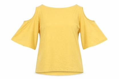Womens UK Size 10 Marina Kaneva Yellow Basic Blouse
