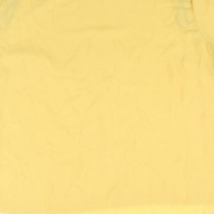 Womens UK Size 10 Marina Kaneva Yellow Basic Blouse