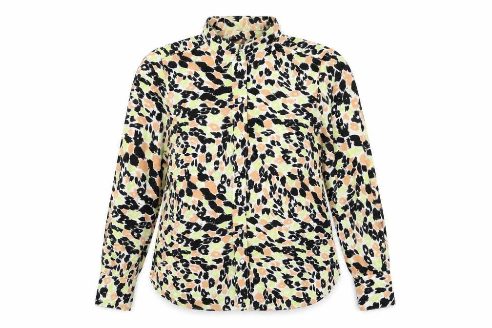 Womens UK Size 14 Marks and Spencer Multicoloured Basic Button-Up