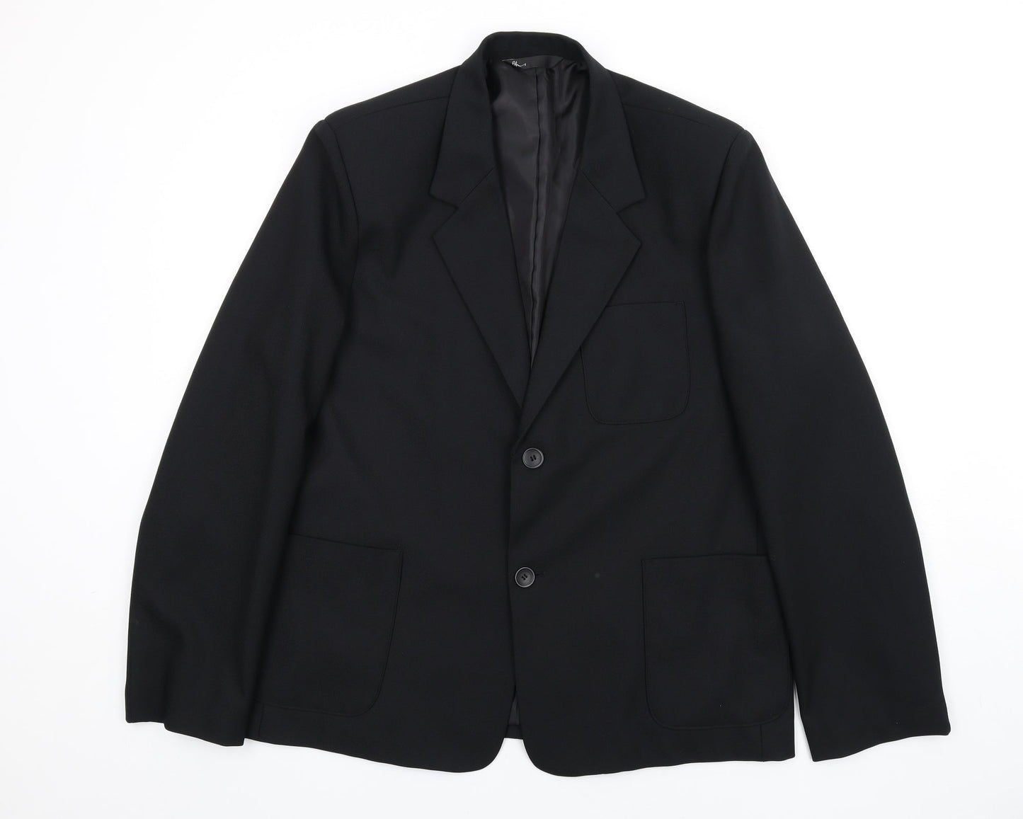 Mens UK Size 40 BHS Regular Black Suit Jacket