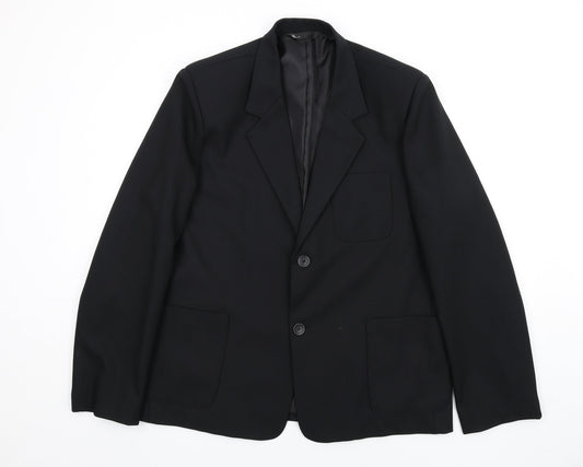Mens UK Size 40 BHS Regular Black Suit Jacket