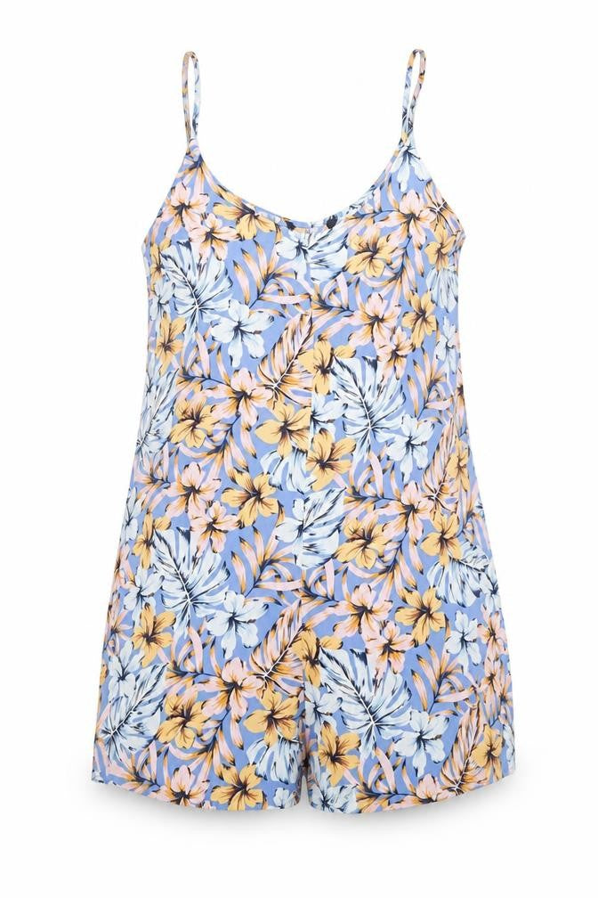Womens UK Size 10 New Look One-Piece Multicoloured Romper