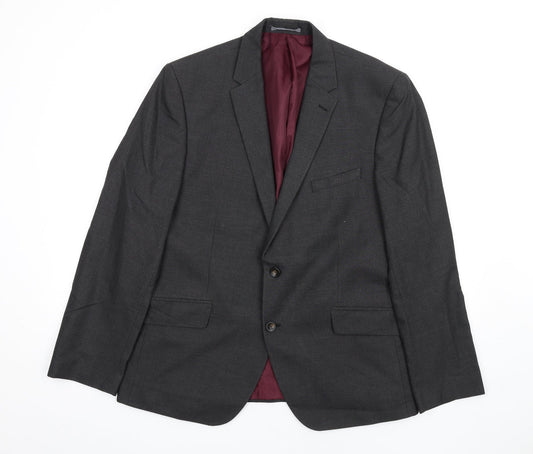 Mens UK Size 44 Marks and Spencer Regular Grey Suit Jacket