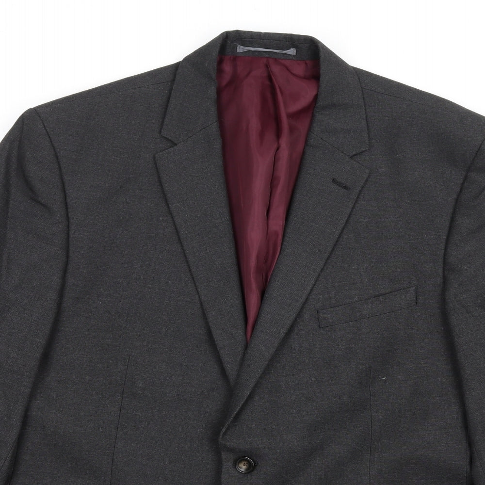 Mens UK Size 44 Marks and Spencer Regular Grey Suit Jacket