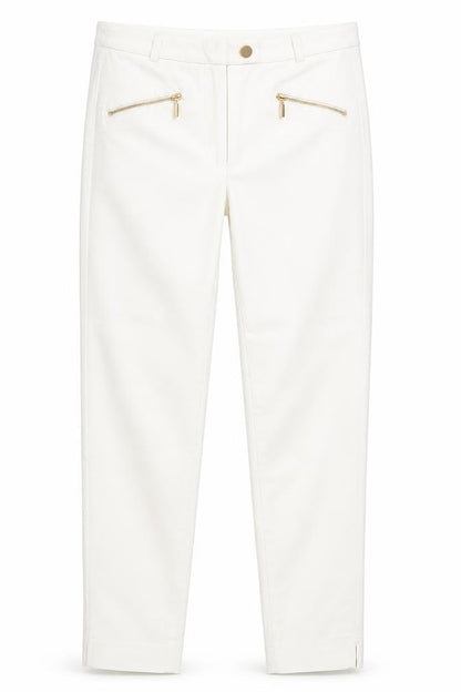 Womens UK Size 10 Marks and Spencer Slim Fit Tapered White Jeans