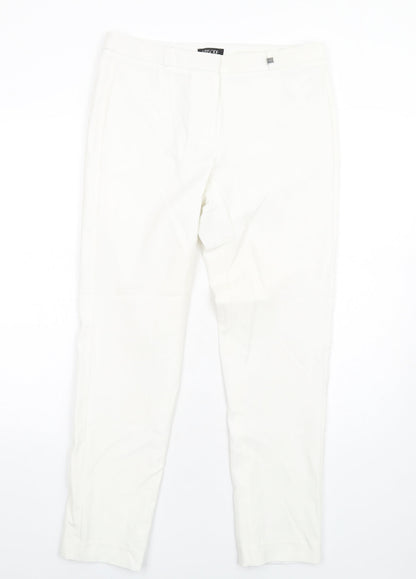 Womens UK Size 10 Episode Regular Fit  White Trousers