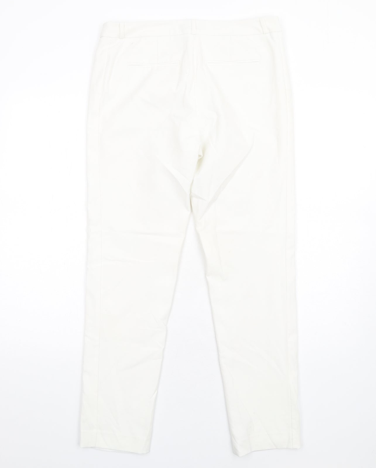 Womens UK Size 10 Episode Regular Fit  White Trousers