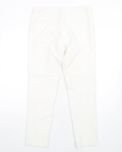 Womens UK Size 10 Episode Regular Fit  White Trousers