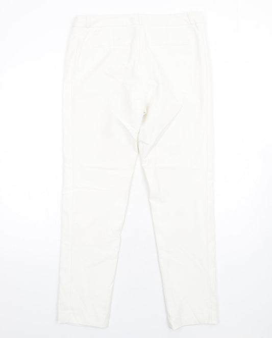 Womens UK Size 10 Episode Regular Fit  White Trousers