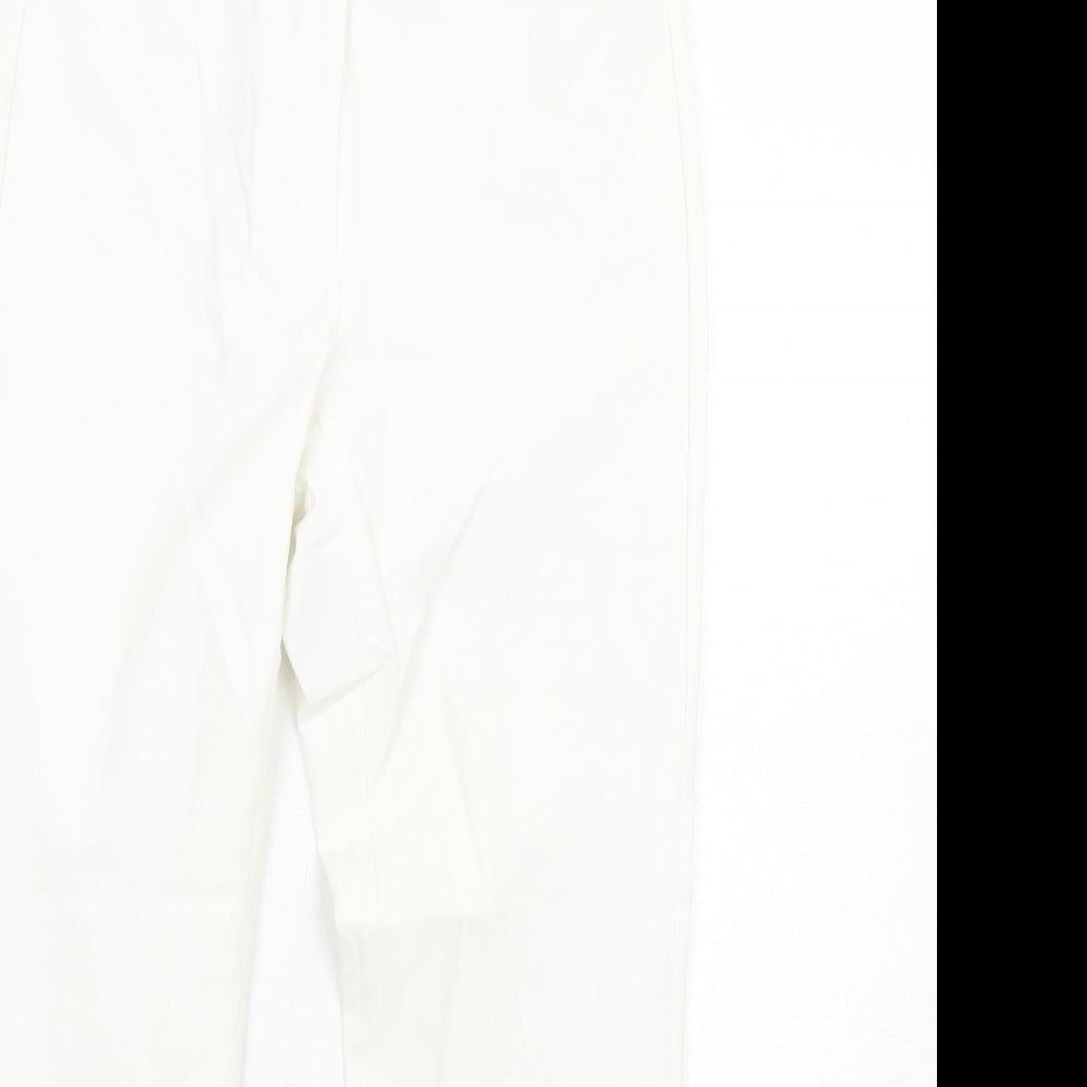 Womens UK Size 10 Episode Regular Fit  White Trousers