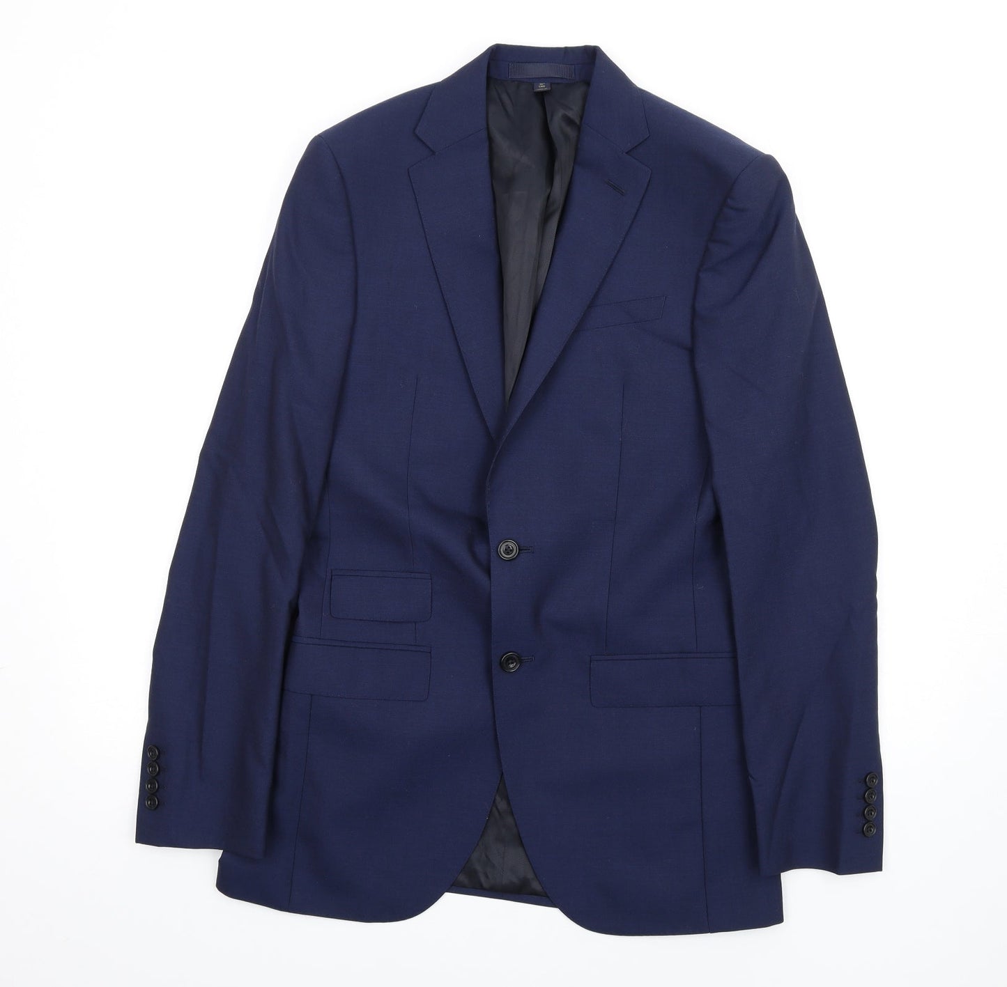 Mens UK Size 36 Marks and Spencer Regular Blue Suit Jacket