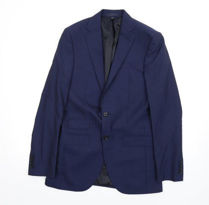 Mens UK Size 36 Marks and Spencer Regular Blue Suit Jacket