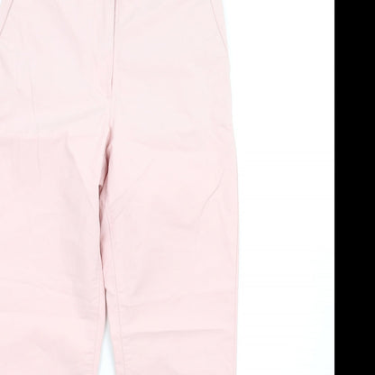 Womens UK Size 6 Marks and Spencer Regular Fit  Pink Trousers
