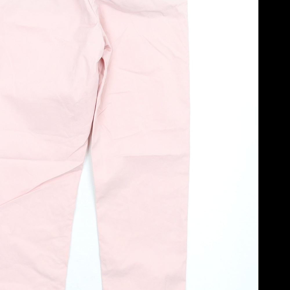 Womens UK Size 6 Marks and Spencer Regular Fit  Pink Trousers