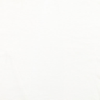 Gap Womens White V-Neck Cotton Cardigan Jumper Size L