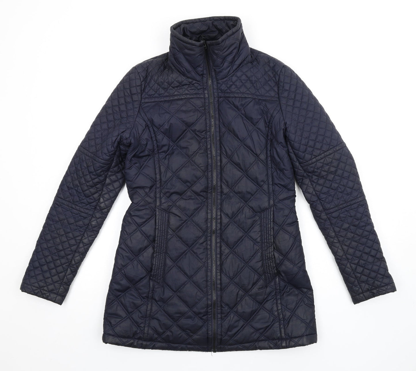 Womens UK Size S Marc New York Blue Quilted Coat