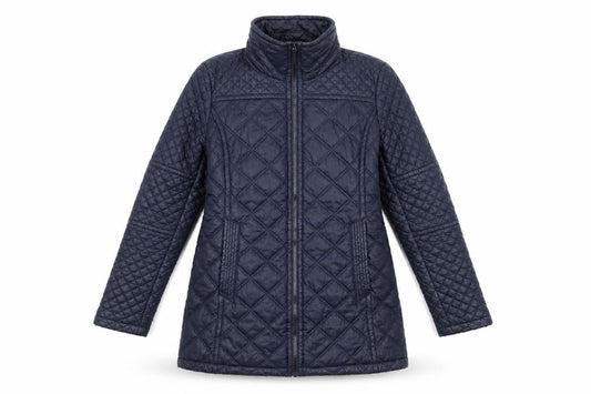 Womens UK Size S Marc New York Blue Quilted Coat