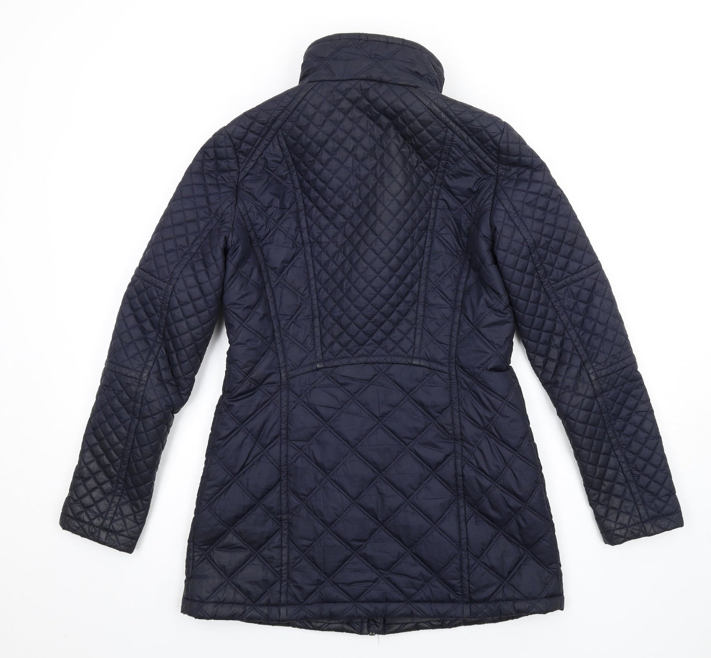 Womens UK Size S Marc New York Blue Quilted Coat