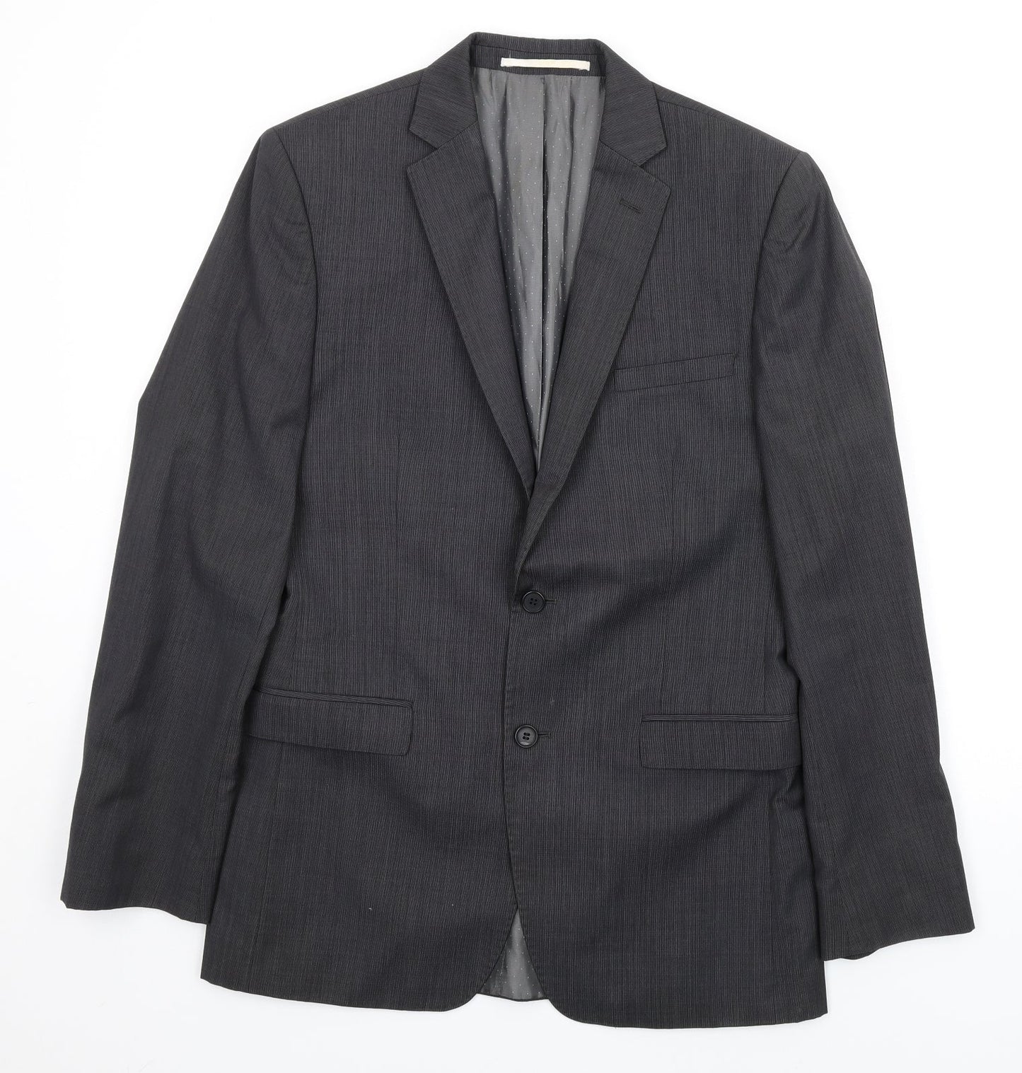 Mens UK Size 44 French Connection Regular Grey Suit Jacket